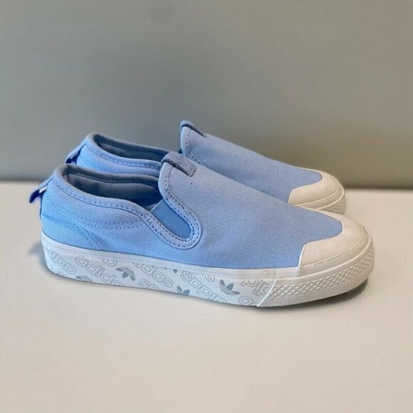 adidas Shoes - NEW Adidas Nizza Slip On Sneaker Shoes Blue 6